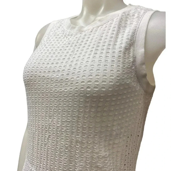 Fabletics Bryce White Mesh Mini Dress  Size Small - Picture 8 of 9